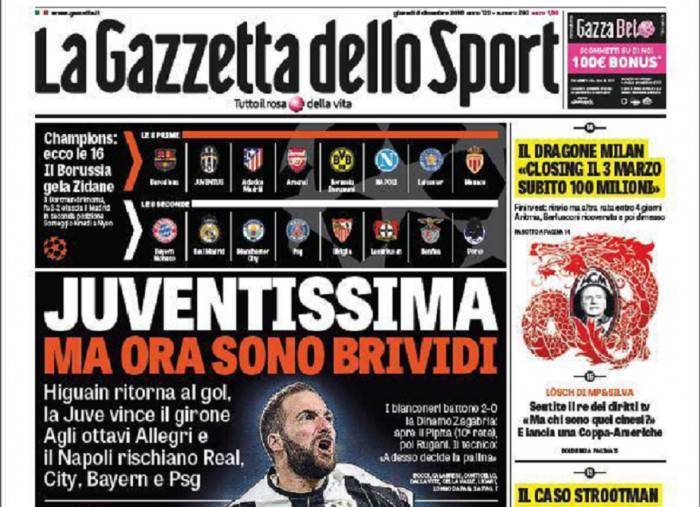 La Gazzetta Dello Sport, Juventissima - CalcioMercato.it