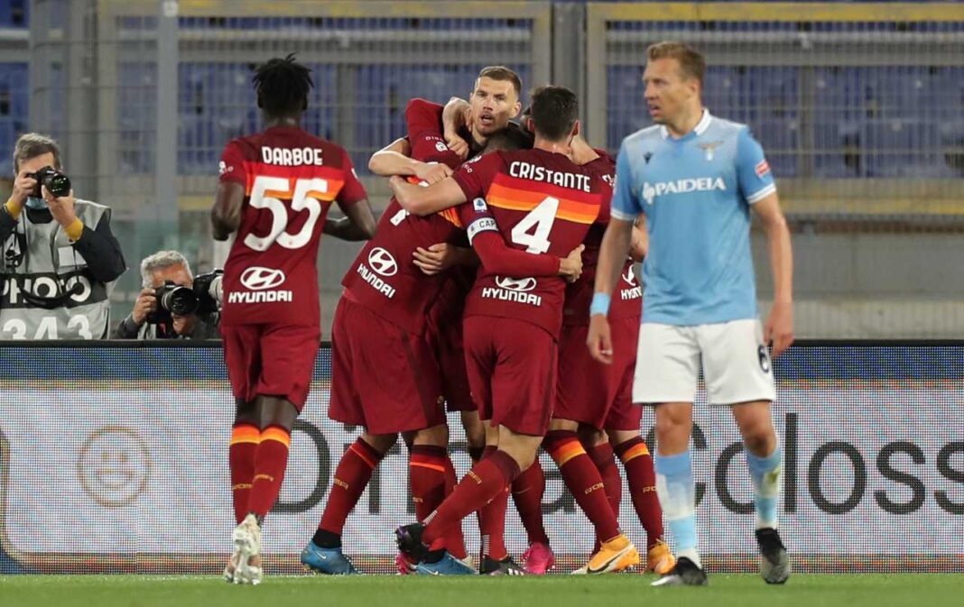 Pagelle e tabellino del derby Roma-Lazio: Dzeko formato ...