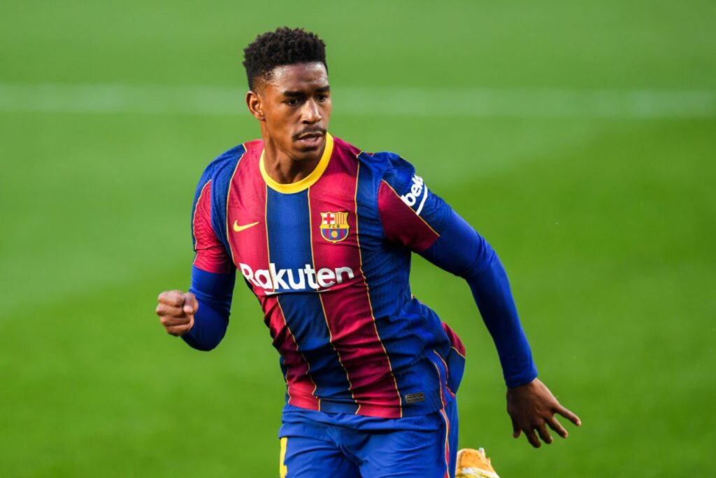 Junior Firpo col Barcellona