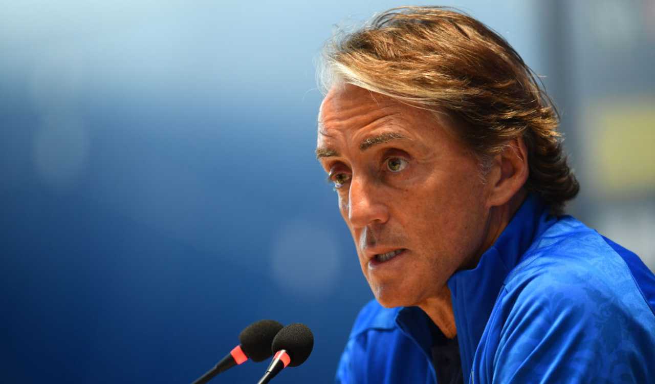 Italia-Lituania, Mancini in conferenza Italia-Lituania, Mancini in conferenza