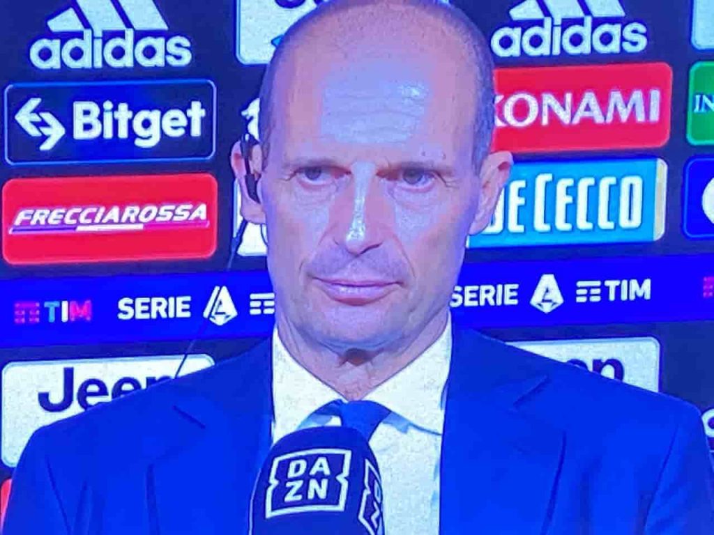 Massimiliano Allegri a DAZN-min