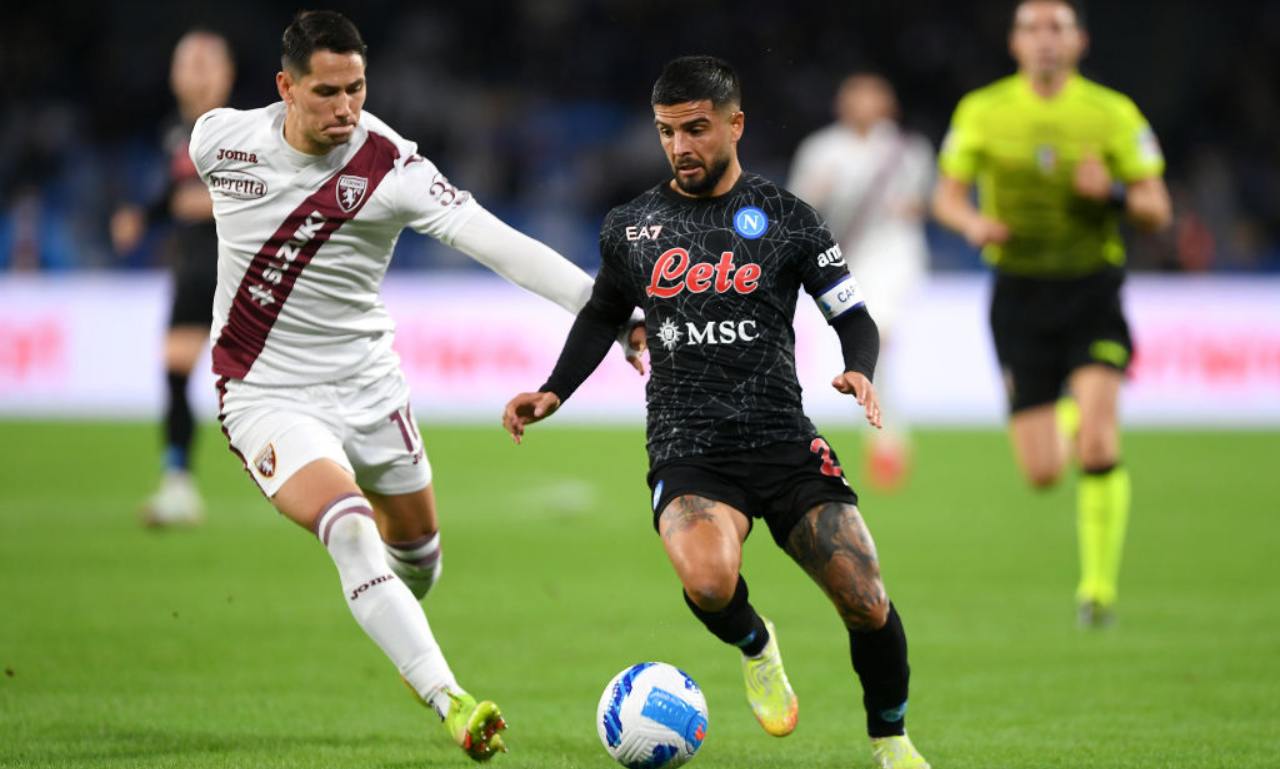 Napoli-Torino, Insigne