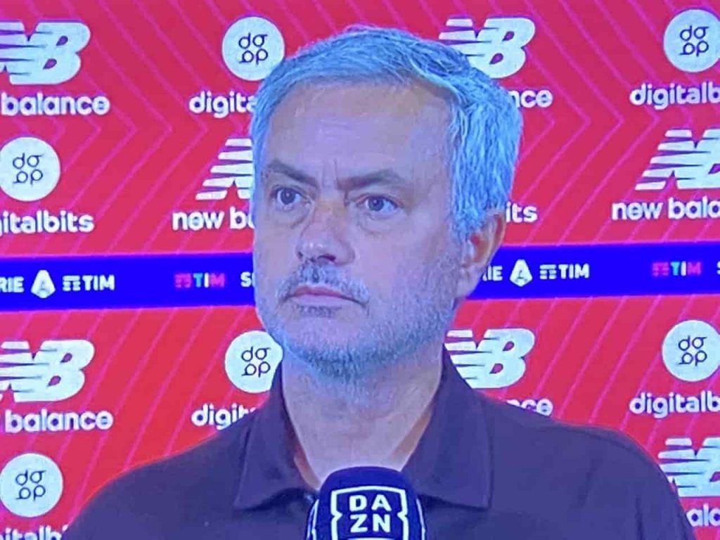 Jose Mourinho a Dazn prima di Roma-Napoli