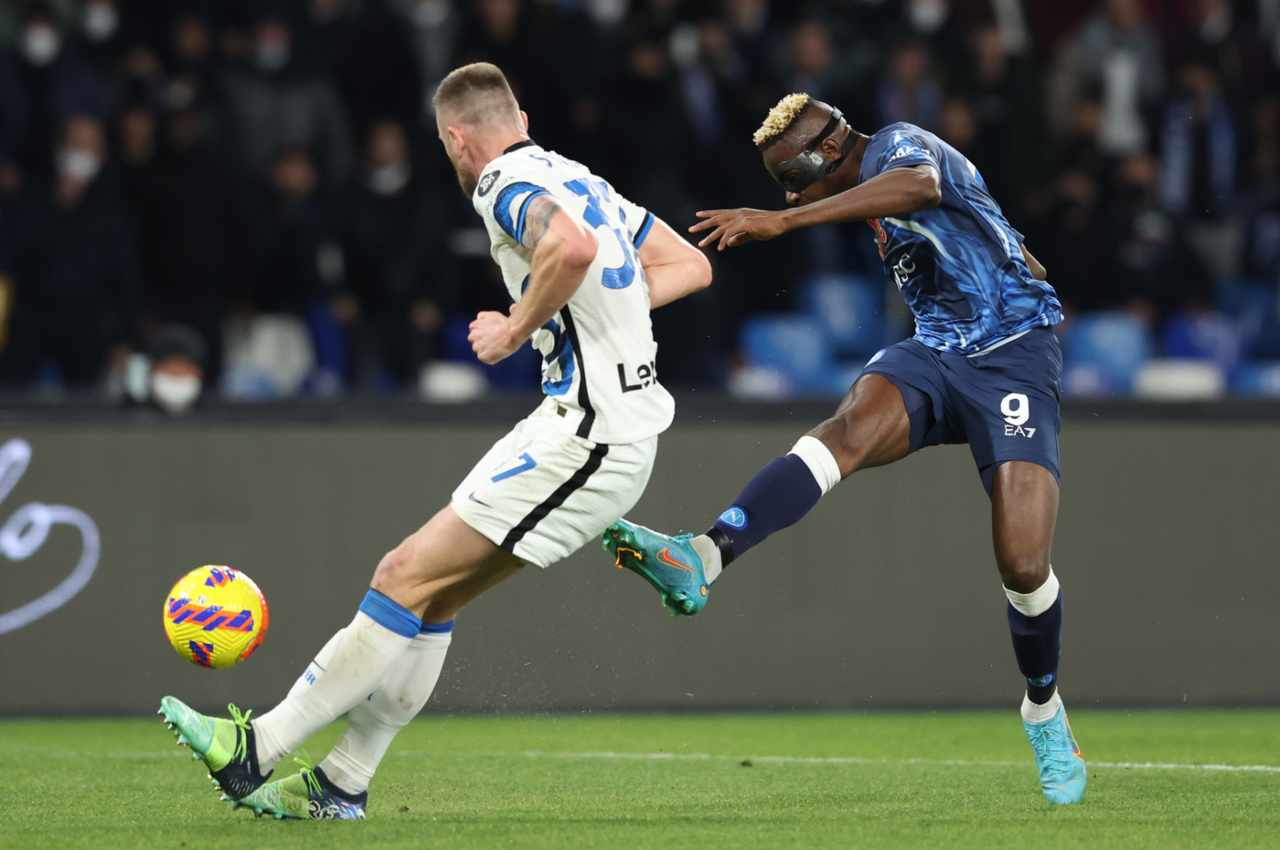 Serie A, Napoli-Inter 1-1: Dzeko risponde al rigore di Insigne