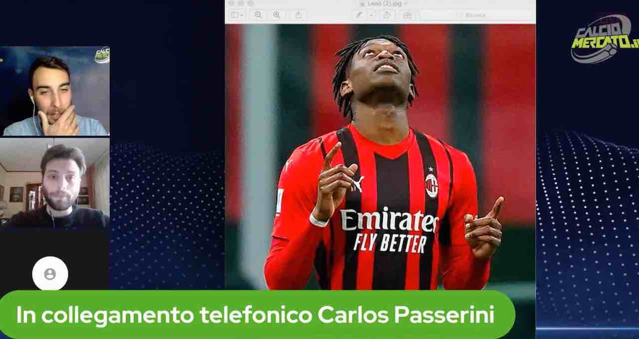 Carlos Passerini a CMIT TV sul Milan