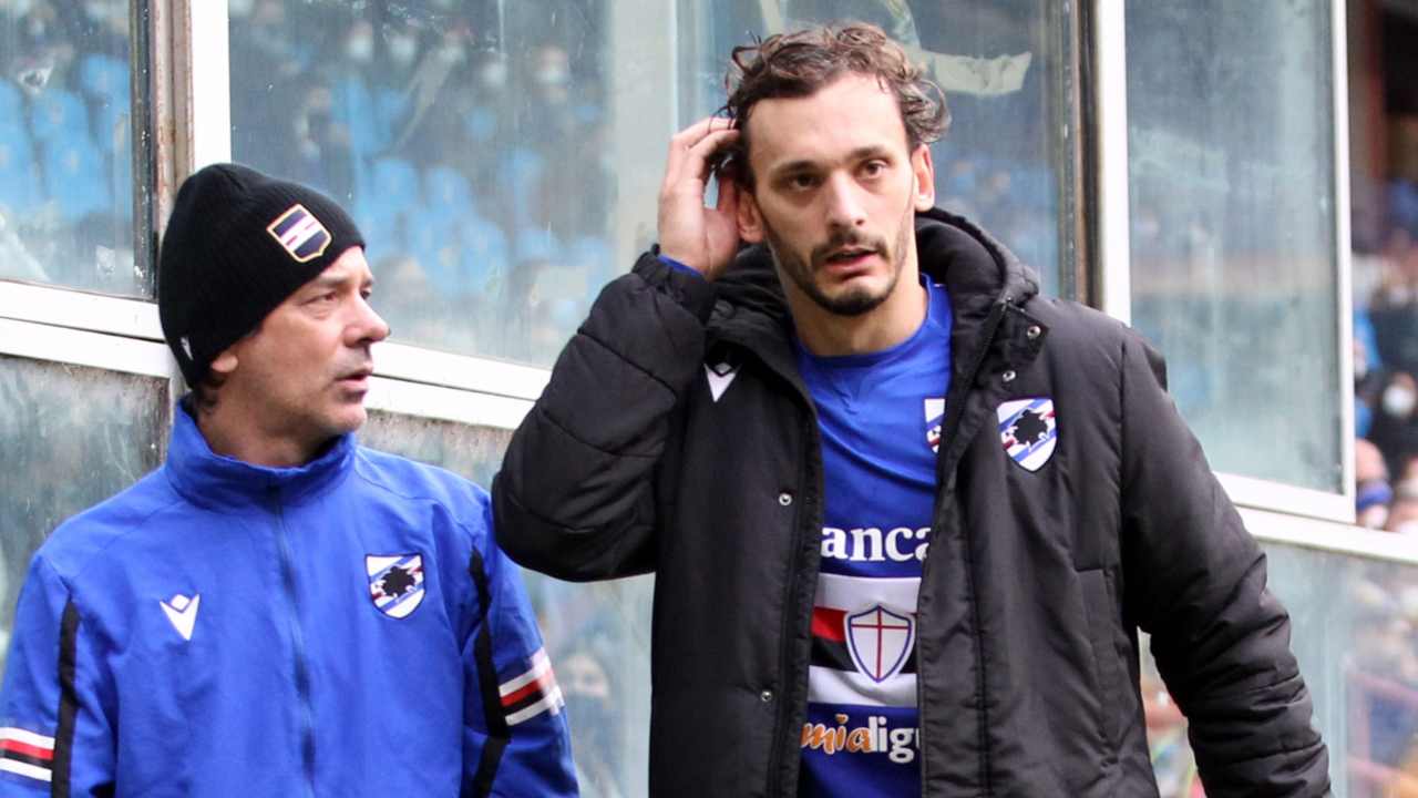 Sampdoria, infortunio Gabbiadini: la diagnosi UFFICIALE