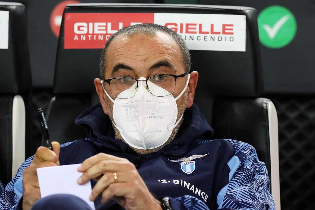 Maurizio Sarri dopo Udinese-Lazio