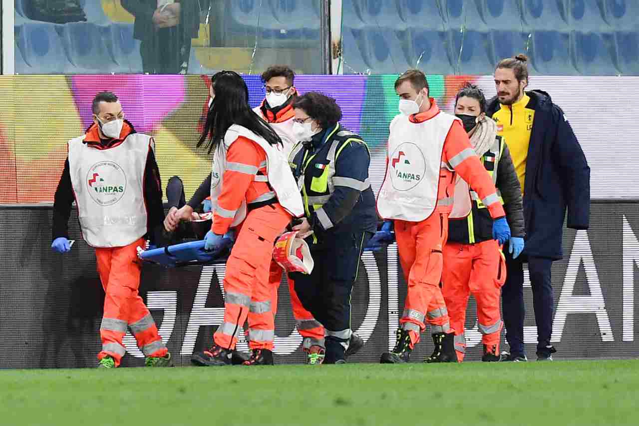 cambiaso infortunio genoa inter ginocchio crociato