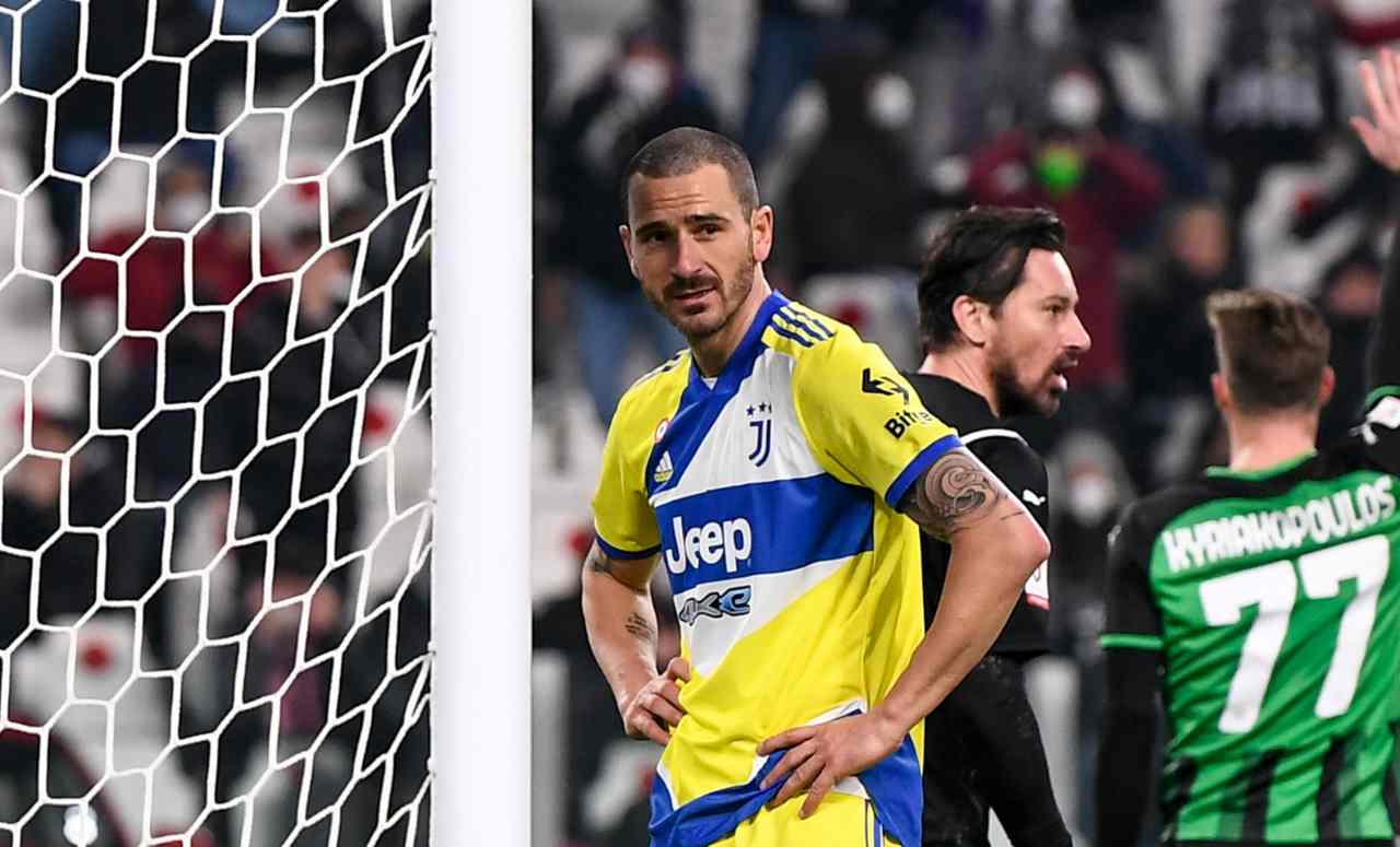 juventus bonucci sassuolo