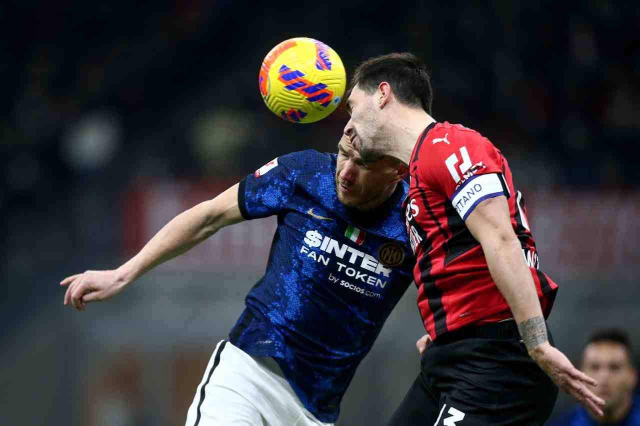 Milan-Inter, Romagnoli costretto a uscire per infortunio