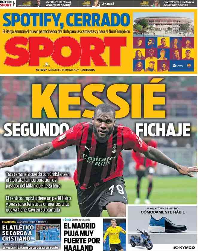 Sport | Kessie segundo fichaje