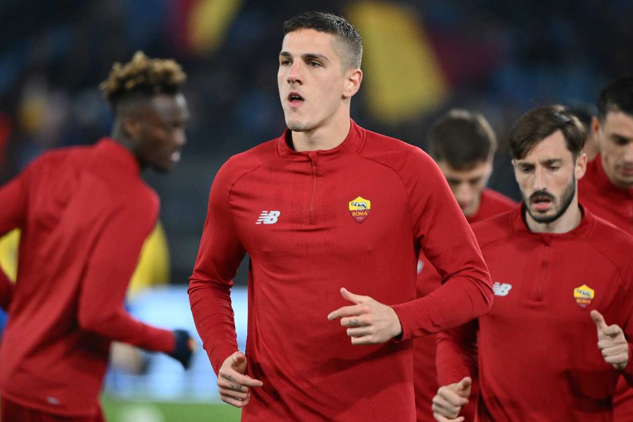 zaniolo roma juventus social fischi