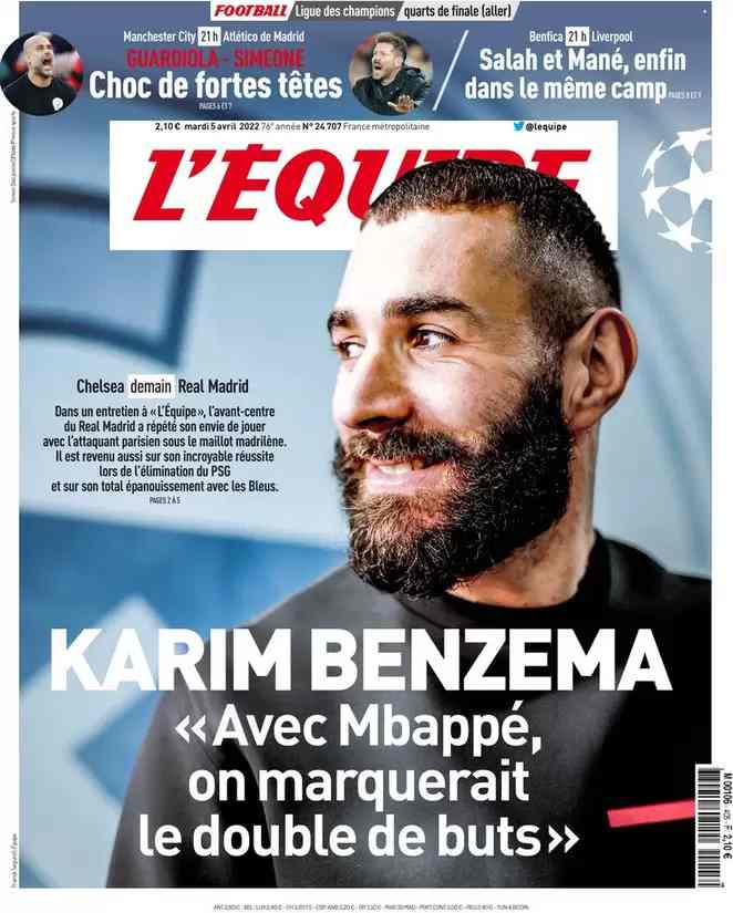 L'Equipe | Karim Benzema