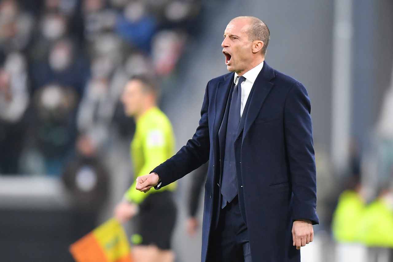 Allegri esplode in panchina: il gesto ‘forte’ nel caos di Juve-Inter