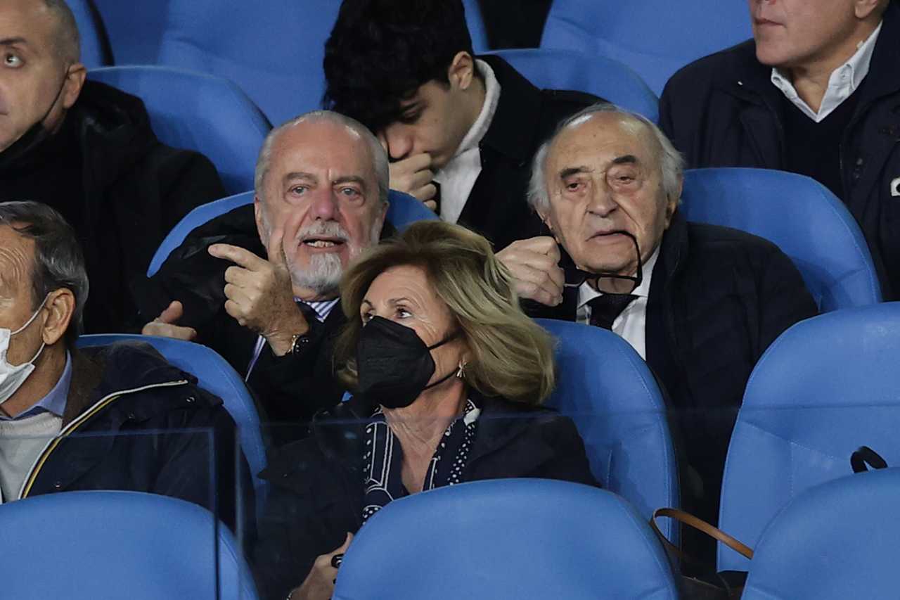 de laurentiis plusvalenze napoli juventus squalifiche