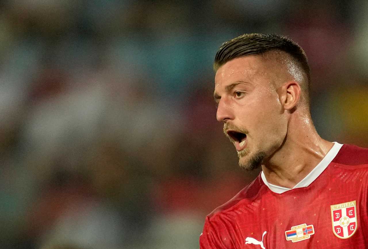 milinkovic juventus lazio addio cessione manchester united