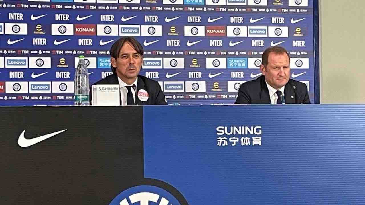 Inter-Salernitana, Inzaghi in conferenza