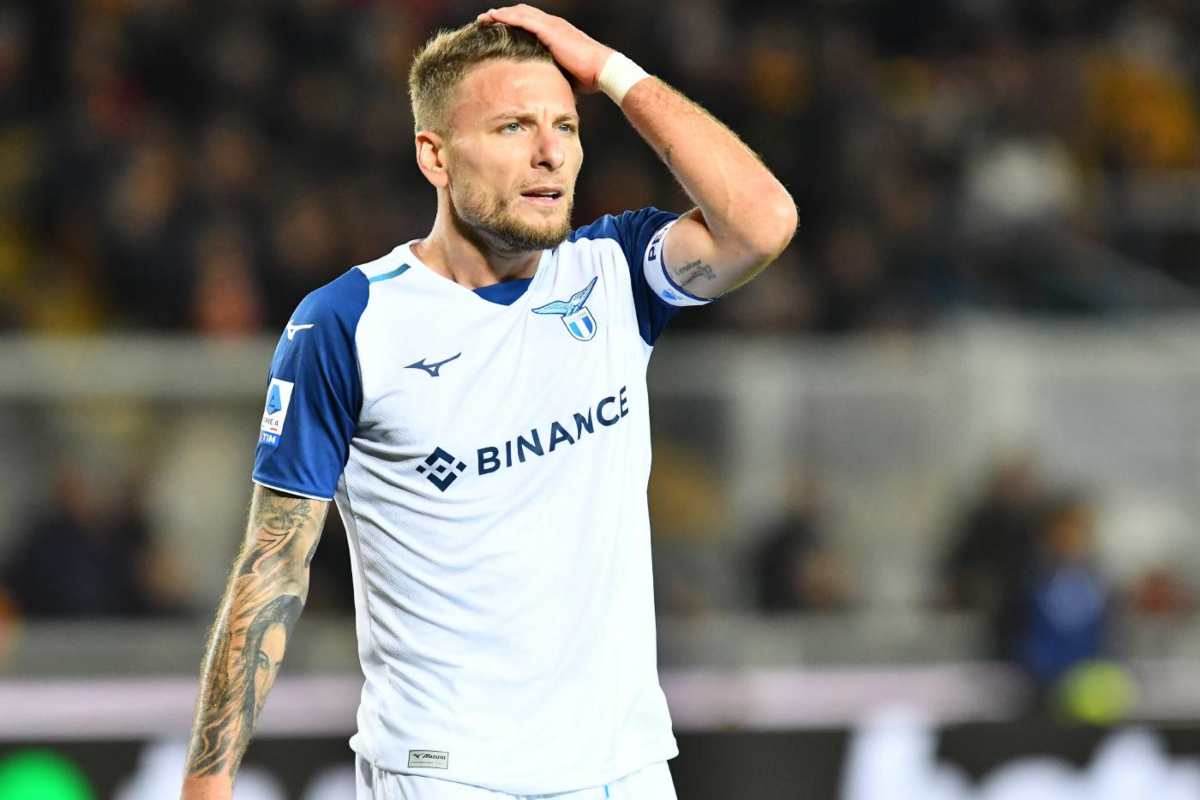 Tegola immediata per Sarri: Immobile sostituito dopo 14 minuti