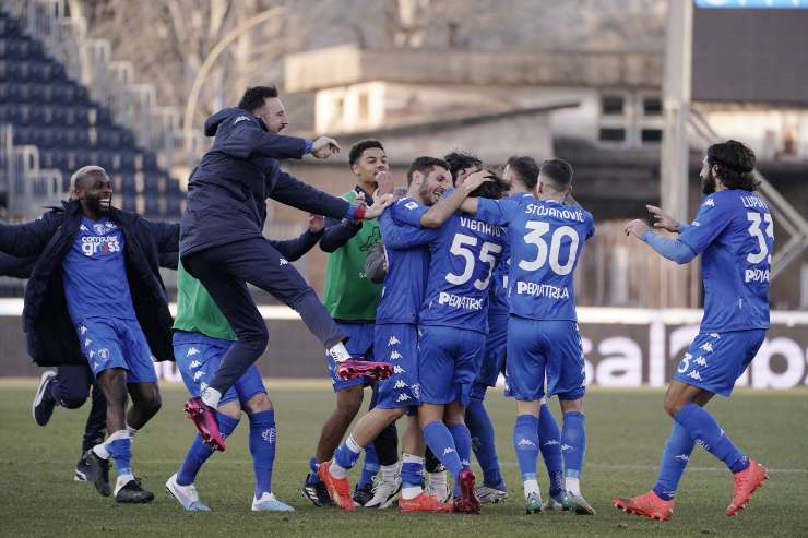 L'Empoli riacciuffa lo Spezia nel finale