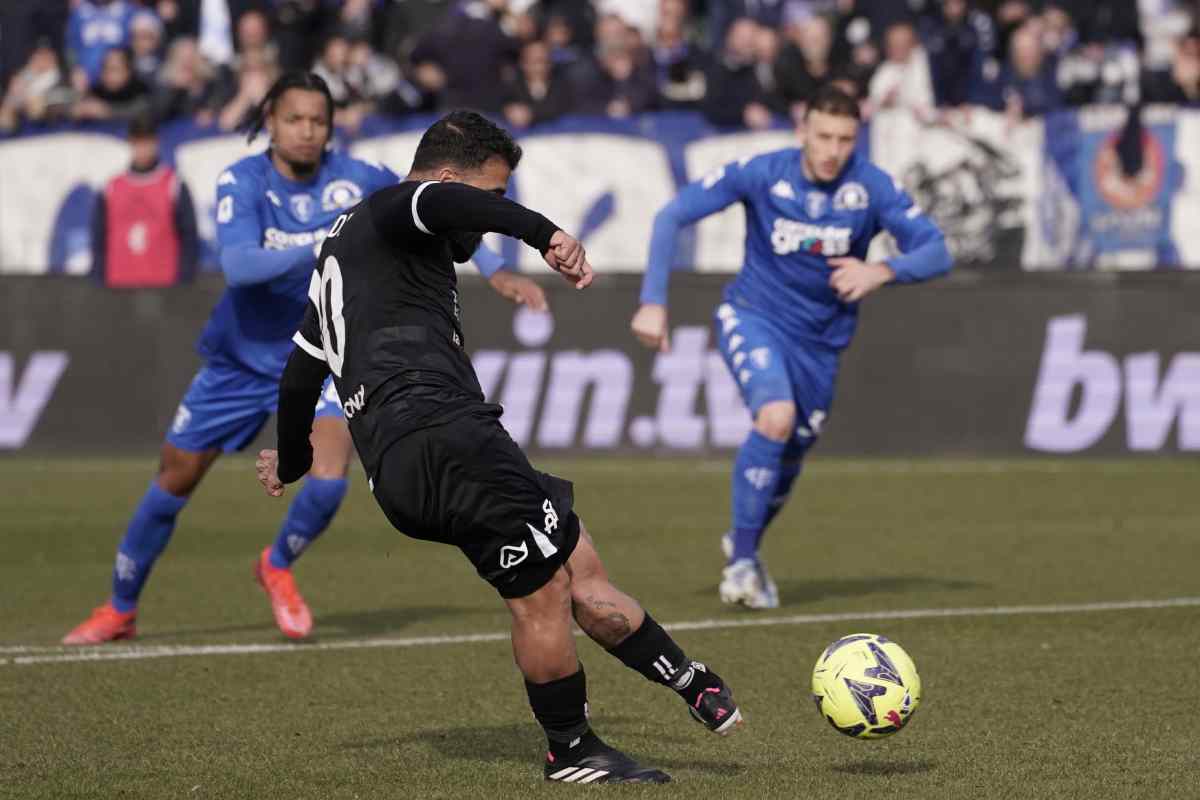 L'Empoli riacciuffa lo Spezia nel finale