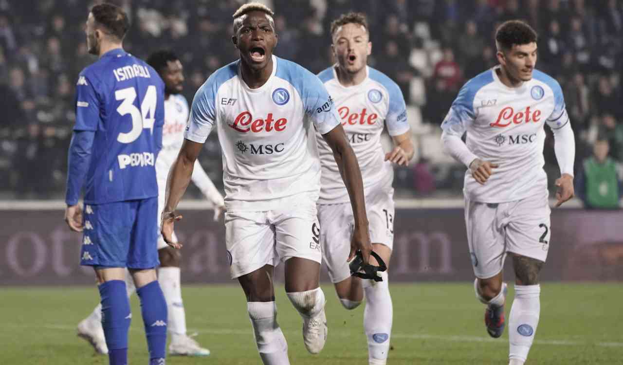 Osimhen ancora a segno: il Napoli passa ad Empoli