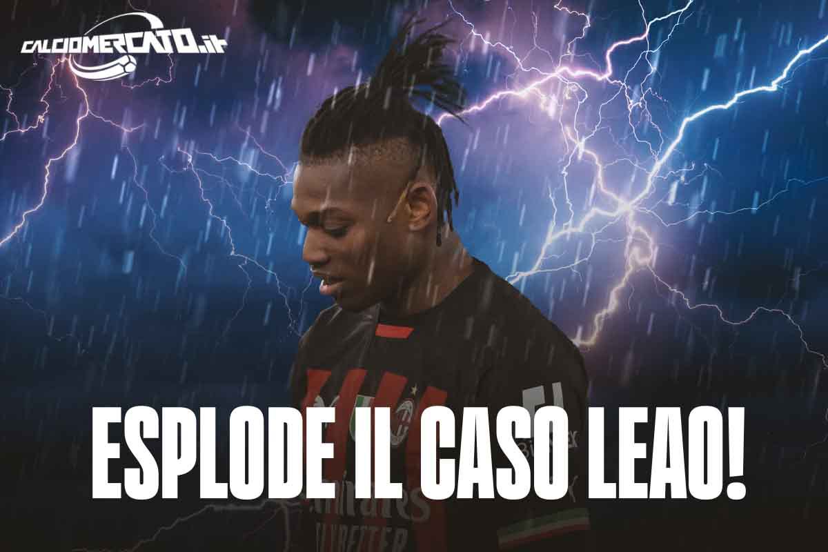 Leao è un caso per il Milan: il rinnovo non arriva e le prestazioni sono insufficienti