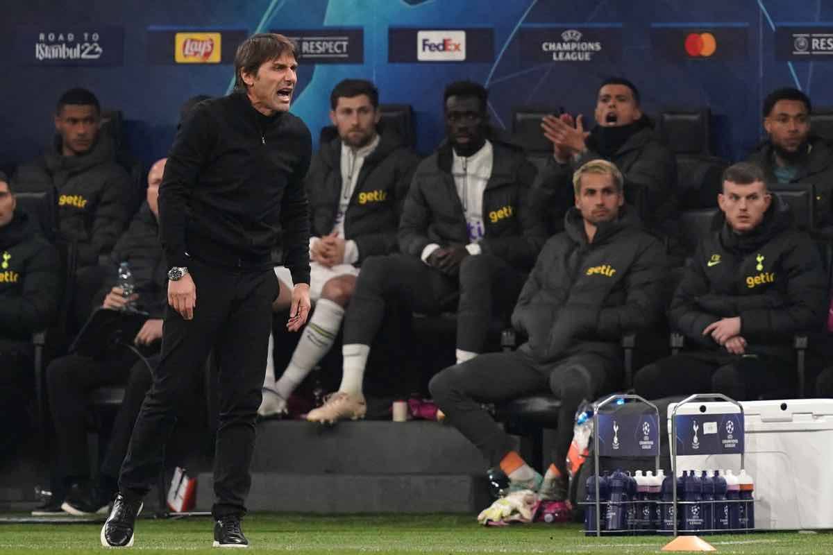 Tottenham-Milan, Conte furioso con l'arbitro