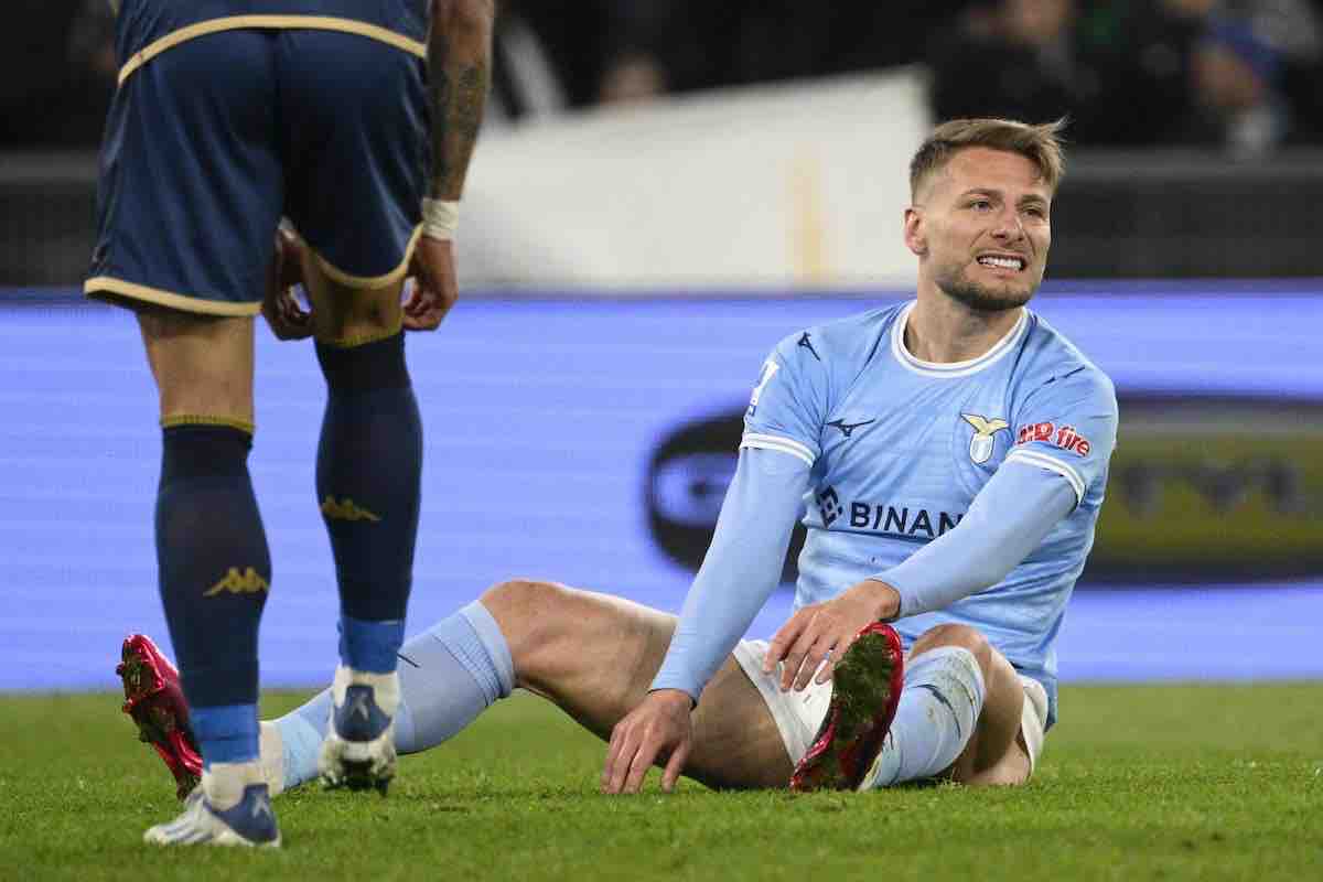 Lazio, nuovo infortunio per Immobile