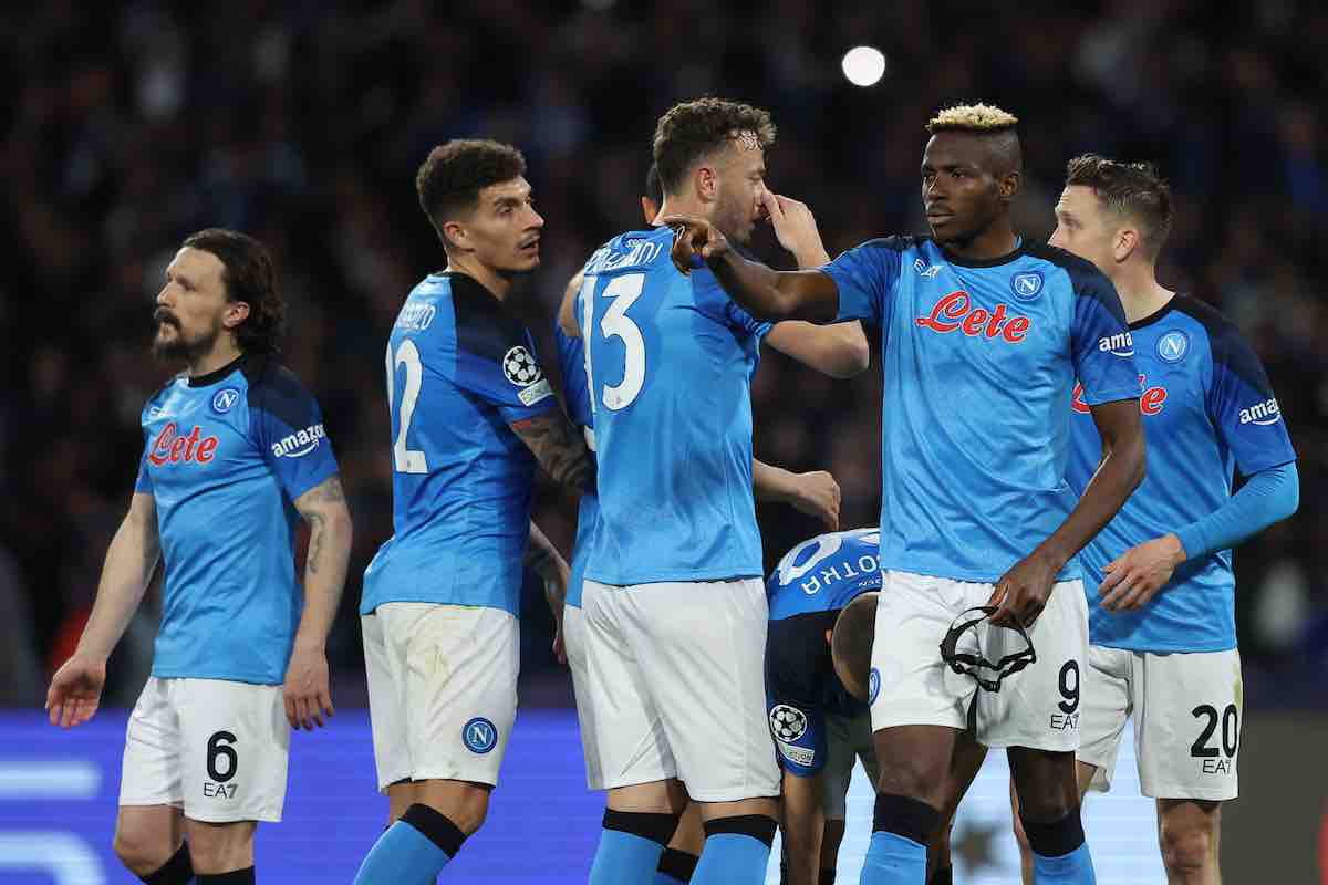 Napoli-Eintracht: azzurri ai quarti di Champions