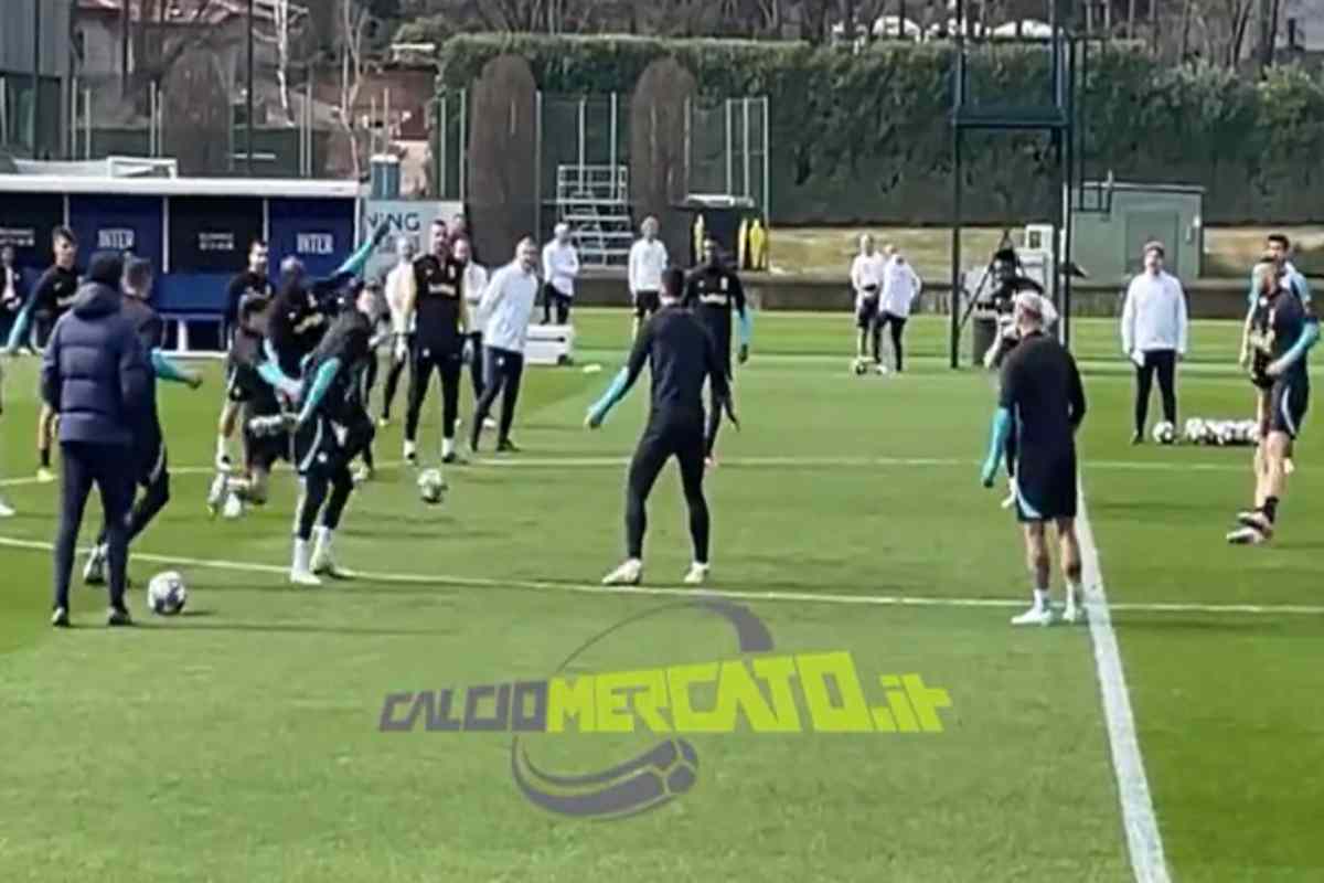 Porto-Inter: Barella-Lukaku, scontro nel torello