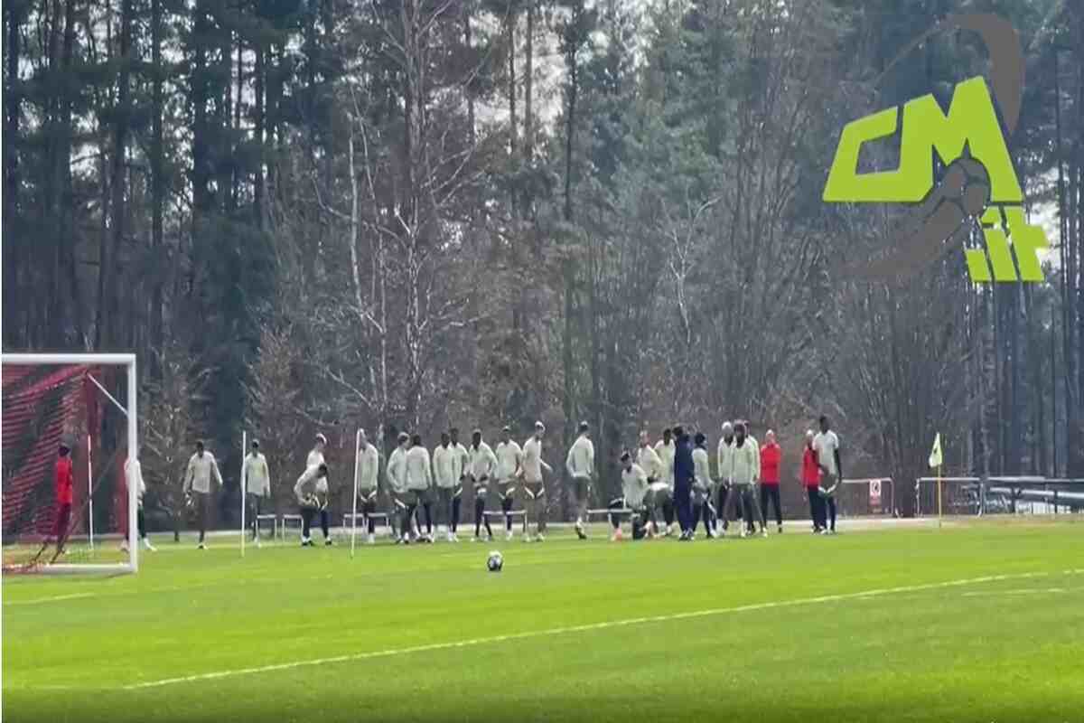 Milan, rifinitura in vista del Tottenham