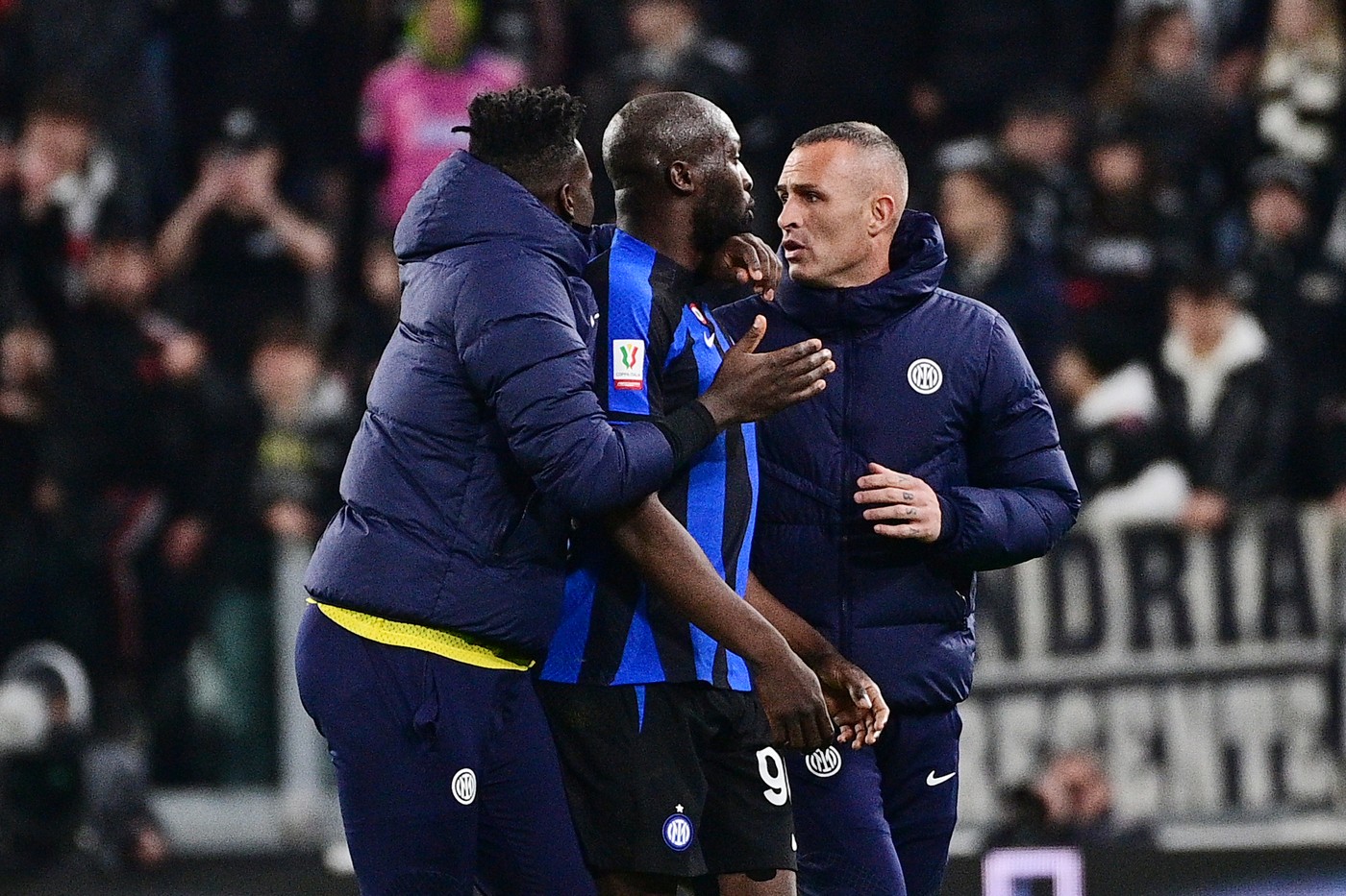 Lukaku furioso dopo l'espulsione