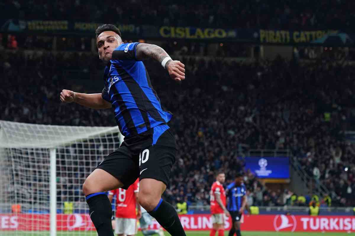 Inter-Benfica, Lautaro Martinez sostituito e medicato: ecco cosa è successo