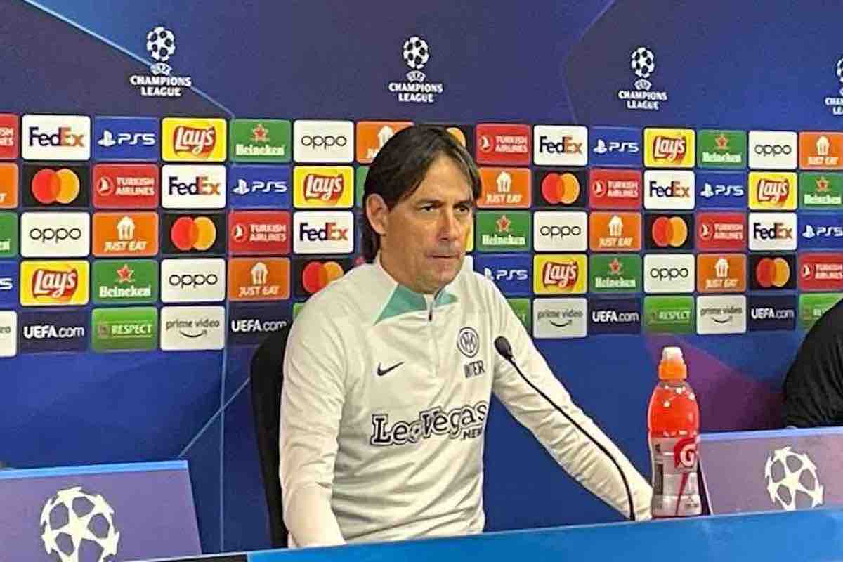 Benfica-Inter, Inzaghi in conferenza stampa