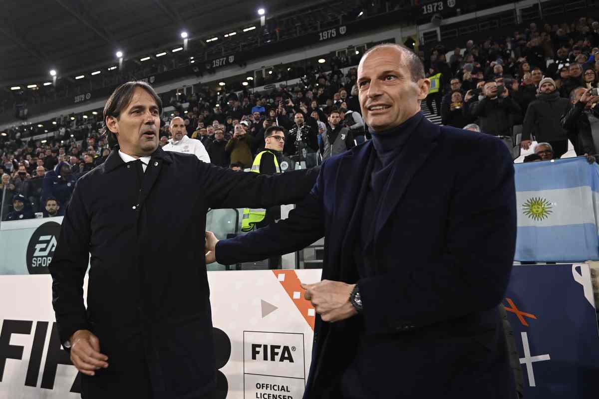 Inter-Juventus Inzaghi Allegri accuse Zazzaroni
