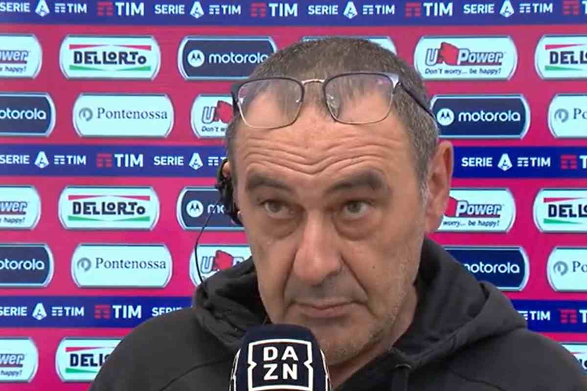 Sarri e l'analisi della vittoria sul Monza 