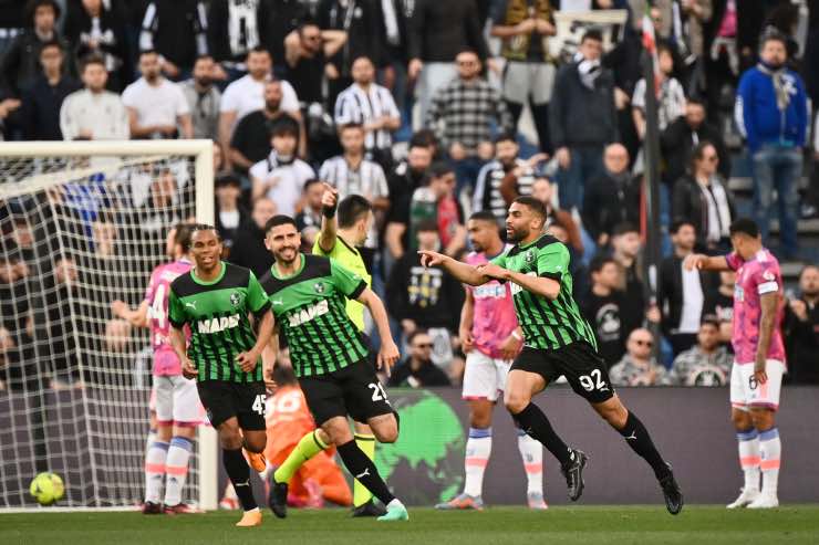 Il Sassuolo vince contro la Juventus