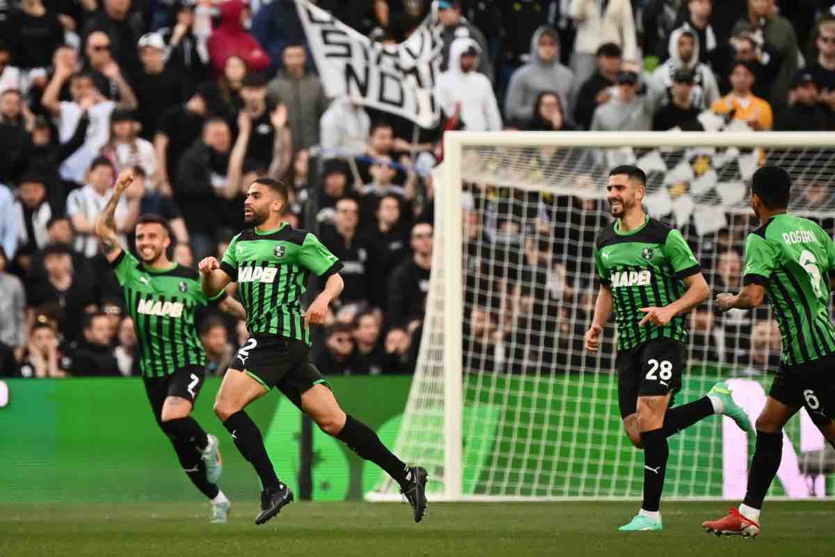 Il Sassuolo vince contro la Juventus