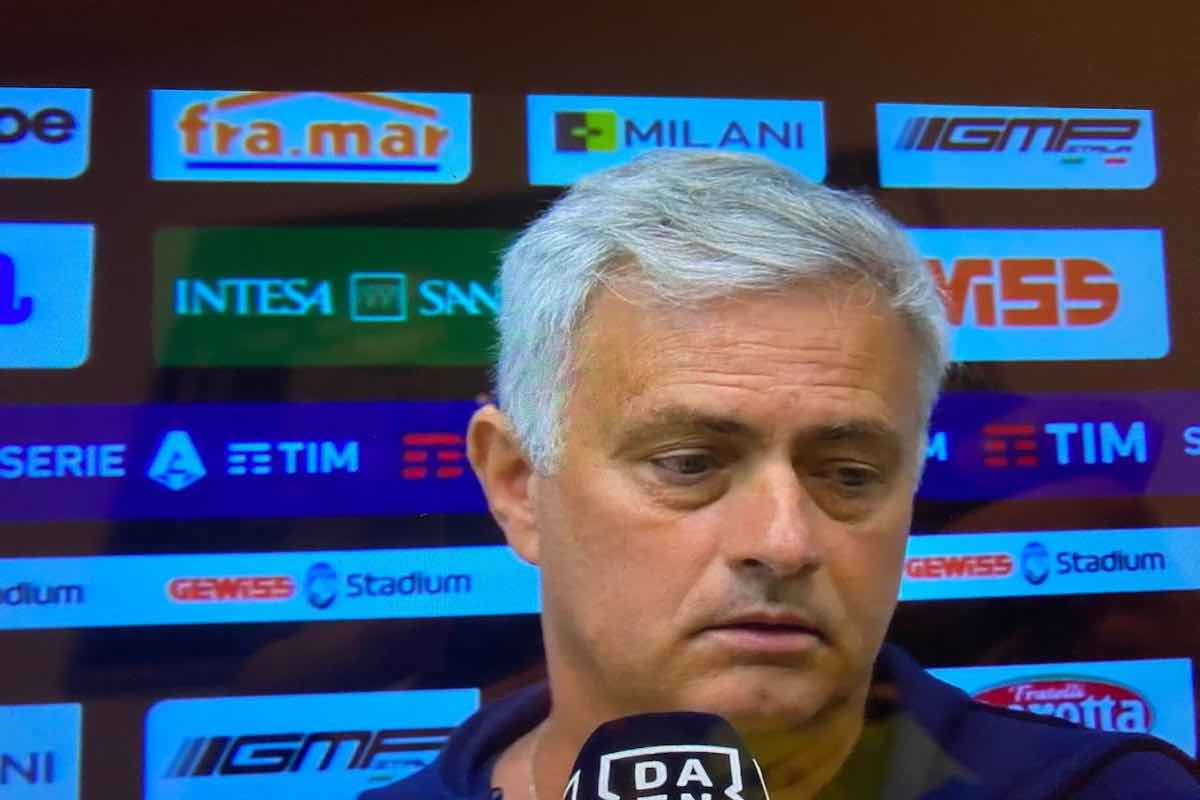 Mourinho prima di Atalanta-Roma