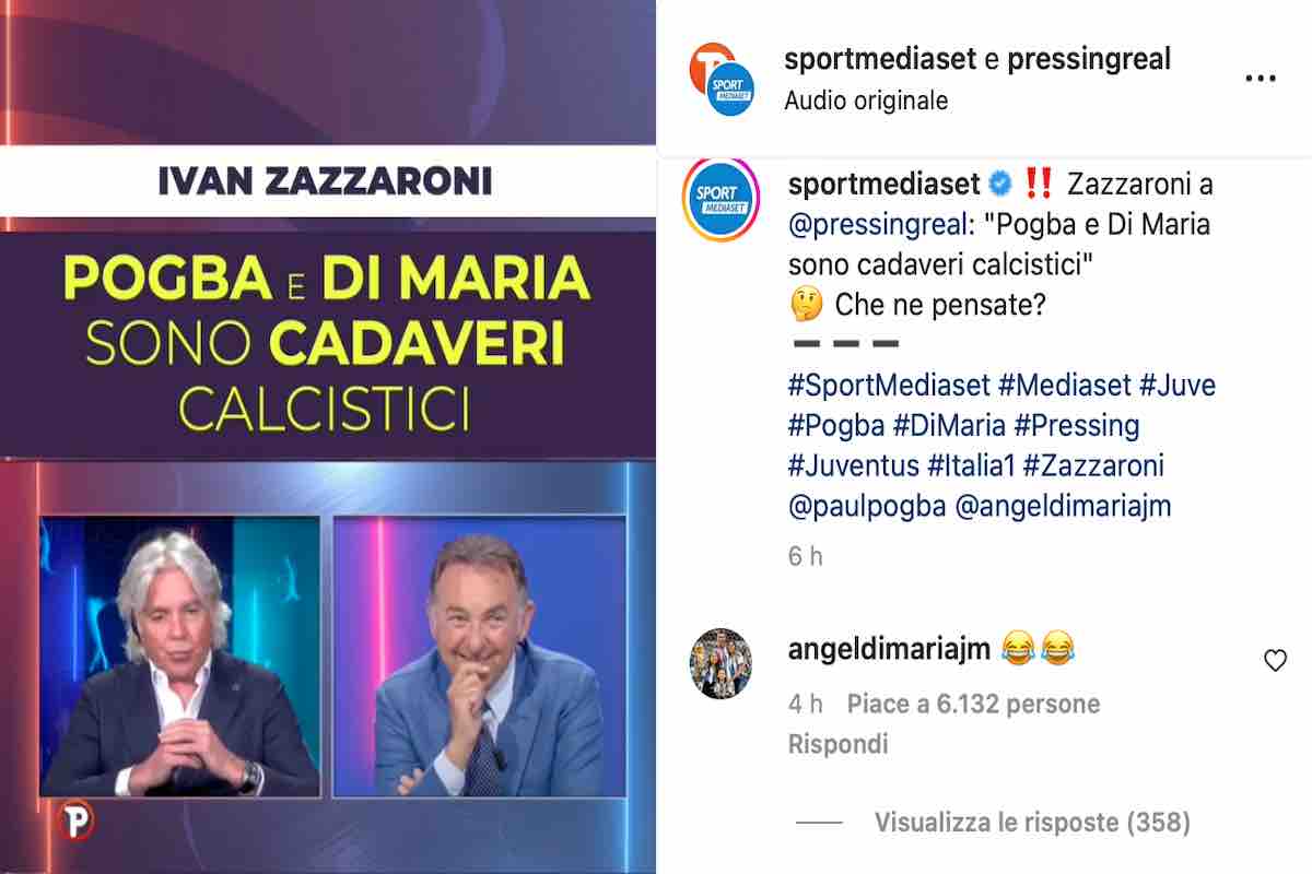 Zazzaroni attacca: Di Maria risponde