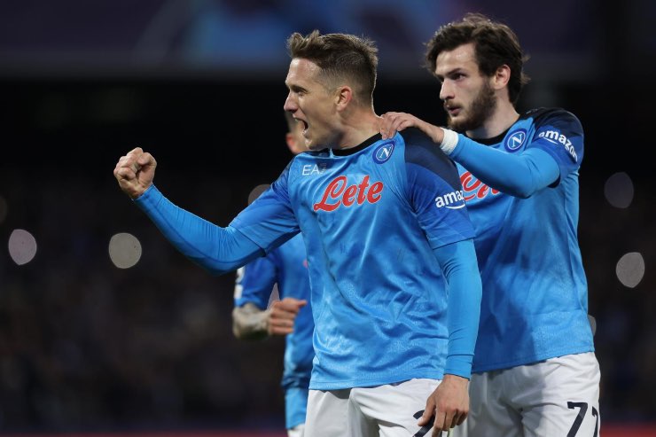 Zielinski, il Napoli si gode i campioni