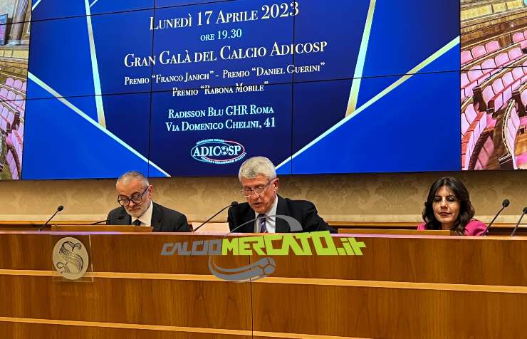 Presentazione Gran Gala del Calcio Adicosp