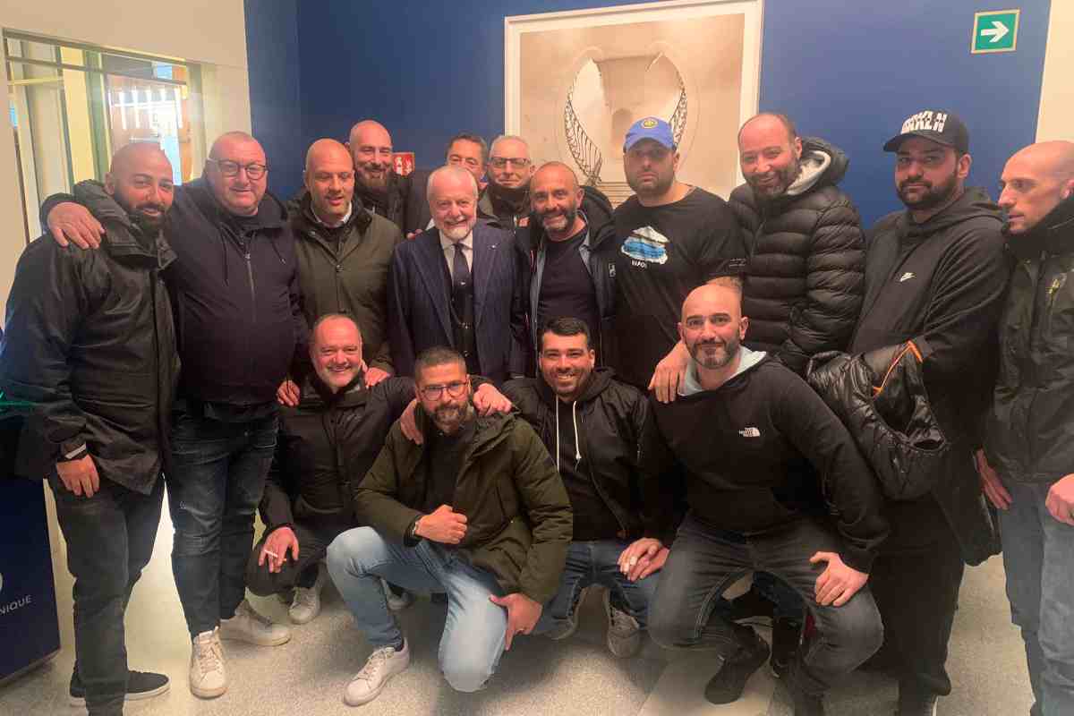 De Laurentiis con i tifosi: incontro positivo