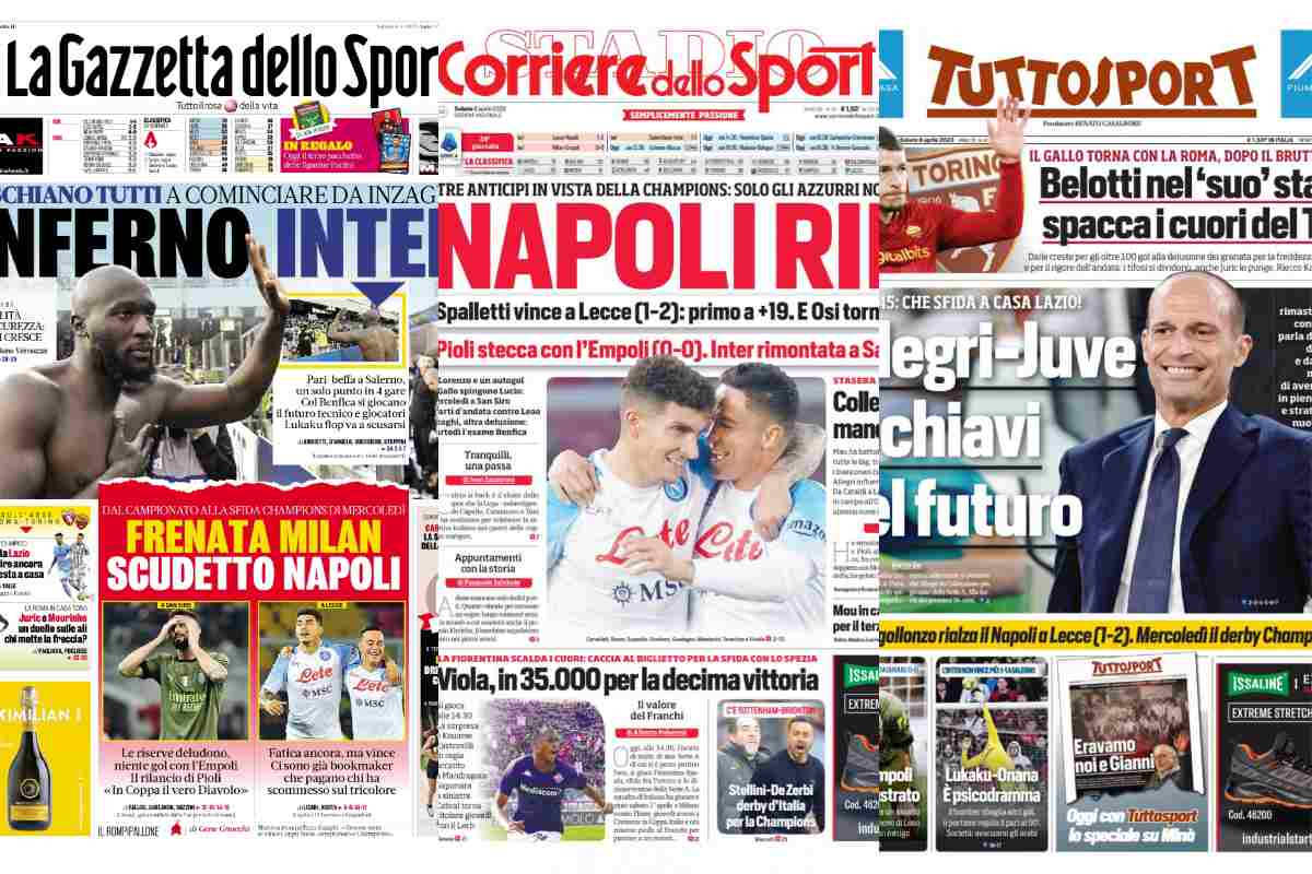 Rassegna stampa 8 aprile