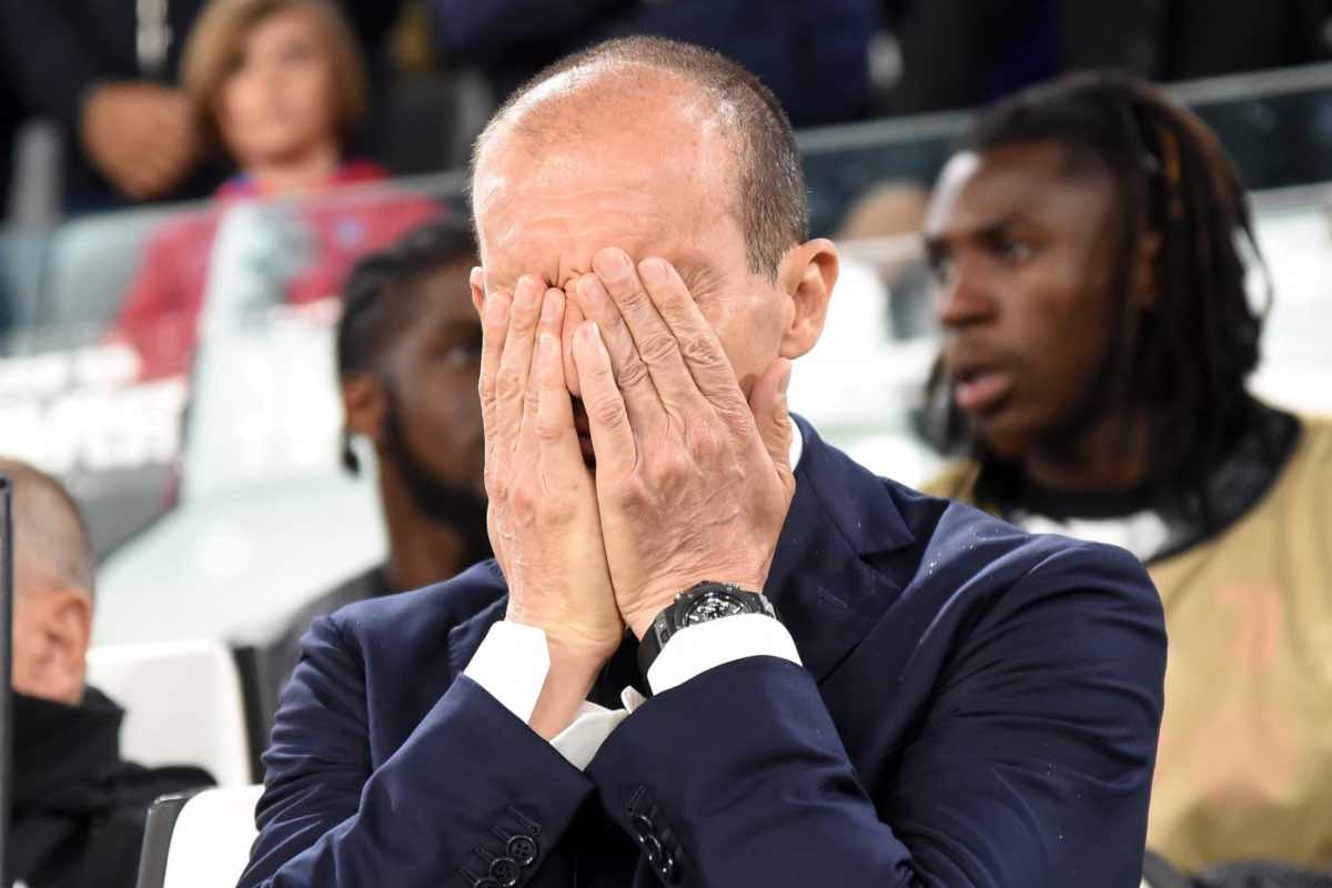 Allegri criticato e Vlahovic infuriato