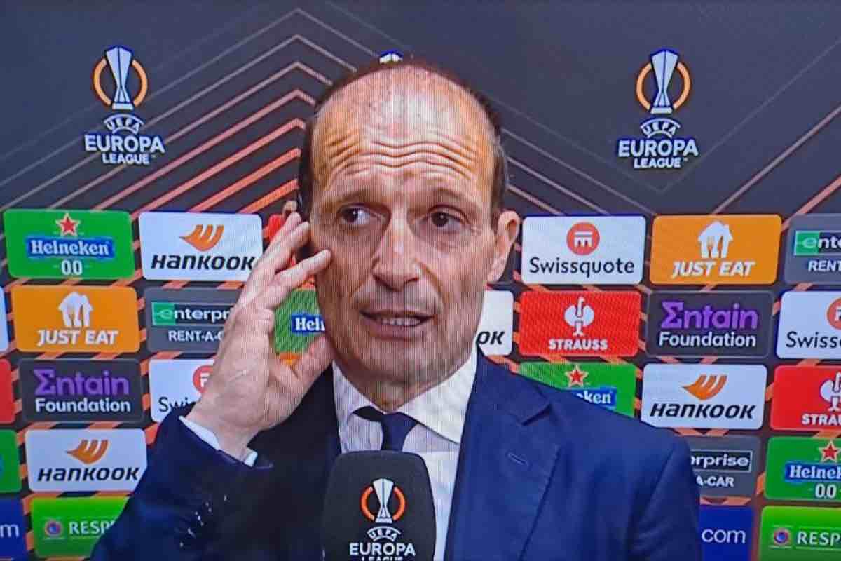 Allegri dopo Siviglia-Juventus