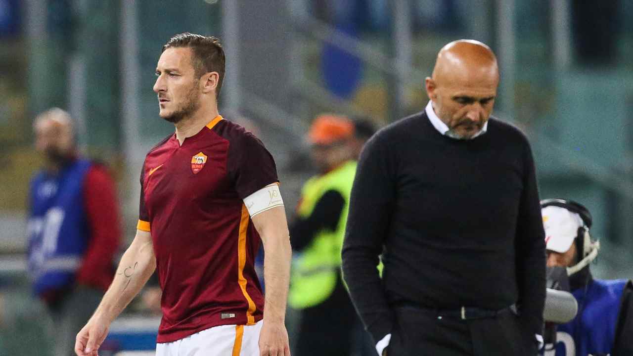 Francesco Totti Luciano Spalletti lite