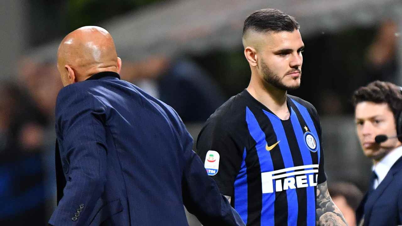 Luciano Spalletti Mauro Icardi lite