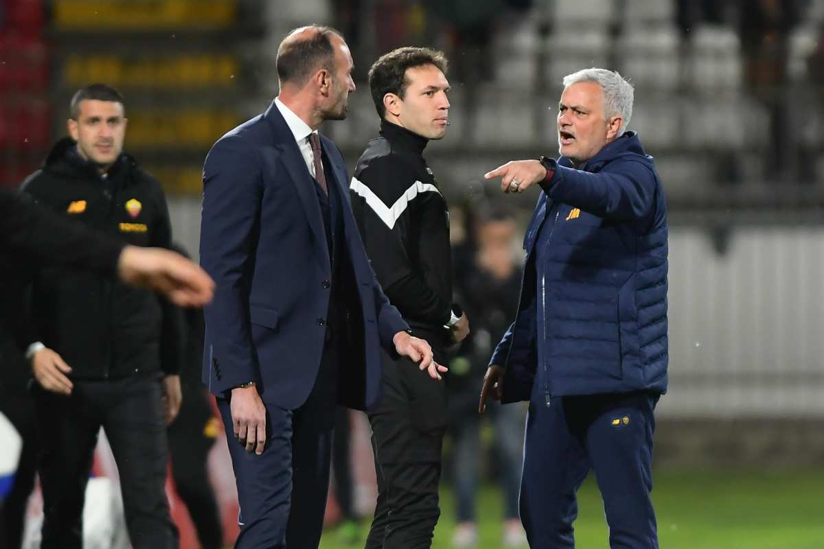 Mourinho indagine procura federale Monza-Roma squalifica