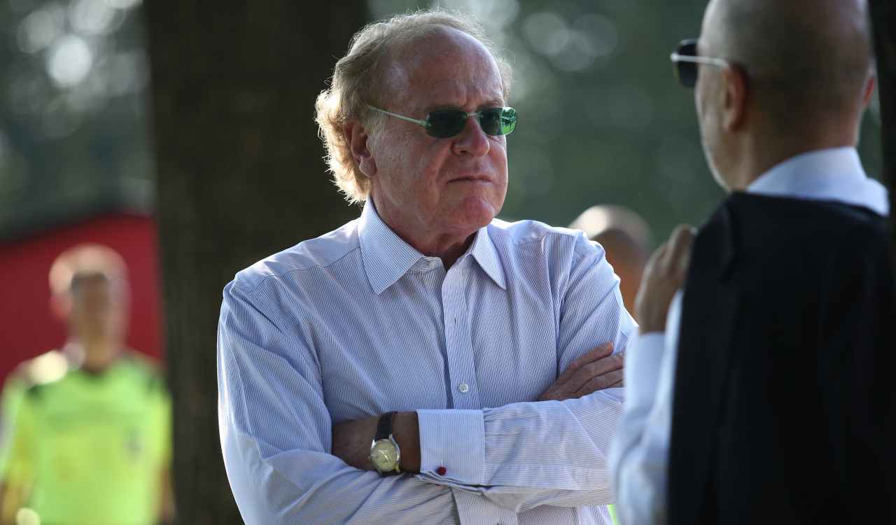 Paolo Scaroni prima di Inter-Milan